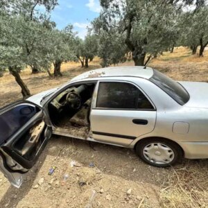 calinan arac zeytin tarlasinda bulundu ajHIGzbD