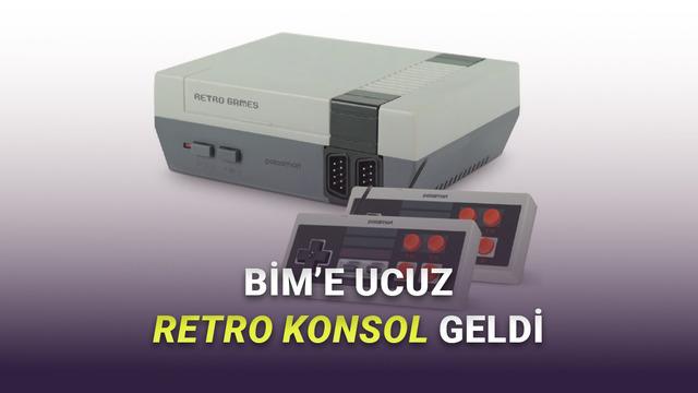 BİM'de Çok Uygun Fiyata Retro Oyun Konsolu Satılmaya Başladı!