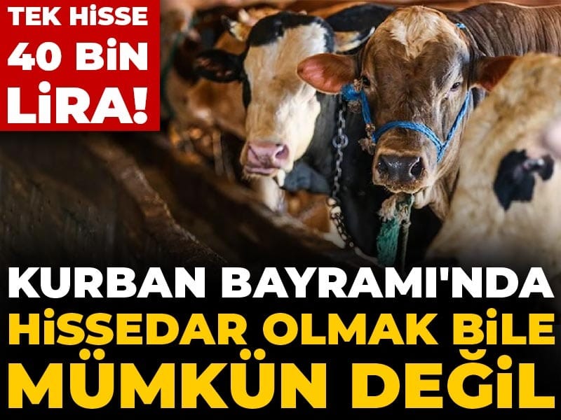 Kurban Bayramı’nda Hisse Almak Artık Hayal: Tek Hisse 40 Bin Lira!