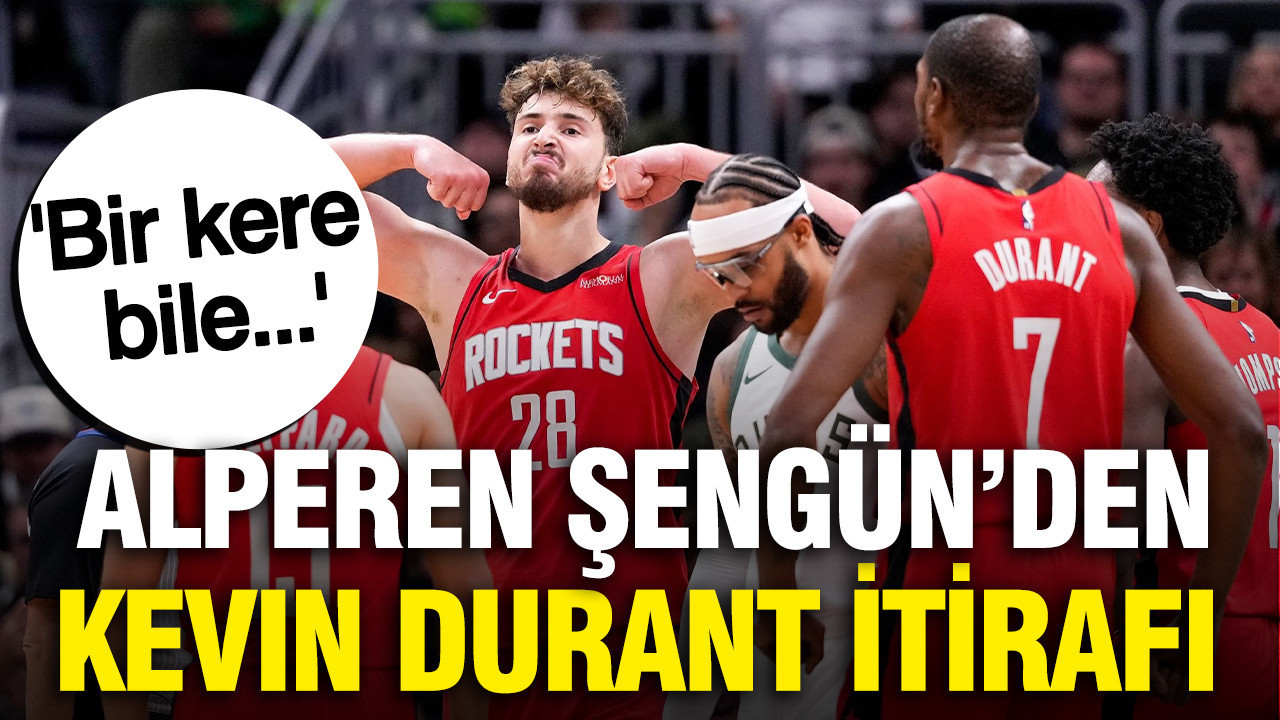 Alperen Şengün’den Kevin Durant itirafı: ‘Bir kere bile…’ Haber gorseli
