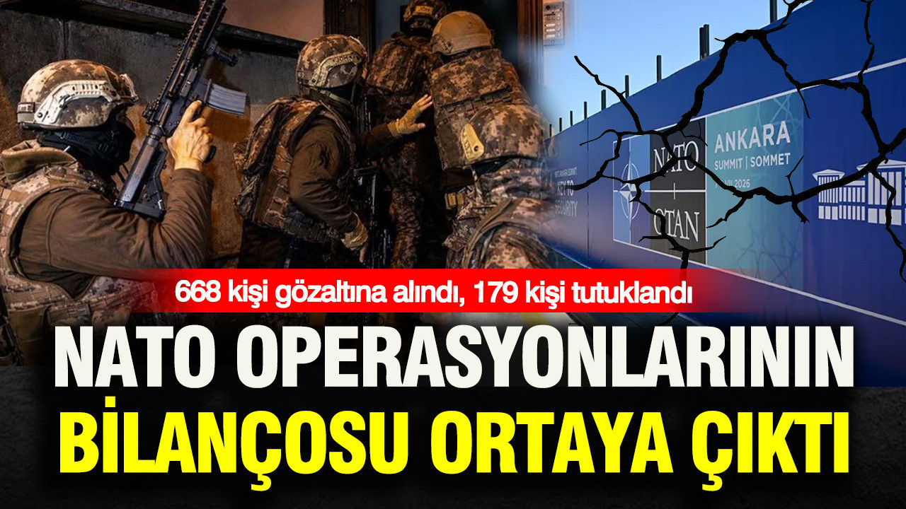 NATO operasyonlarının bilançosu ortaya çıktı: 668 kişi gözaltına alındı, 179 kişi tutuklandı Nato operasyonlarinin bilancosu ortaya cikti 668 kisi gozaltina alindi 179 kisi tutuklandi S417AqNk